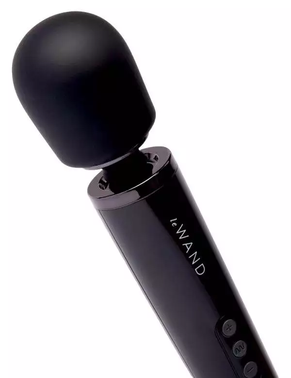 Le Wand Original Massagestab Powerful Plug-In Vibrating Massager Black