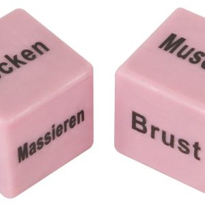 Erotic Dice Set - Sündige Verführung, 2-teilig, Rot & Schwarz