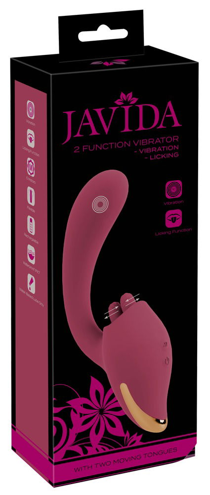 Javida 2 Function Vibrator Doppelstimulation (Dual-Stimulation, Licking-Funktion)