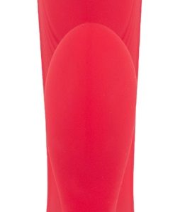 Sweet Smile Thumping Rabbit Vibrator - Dual-Stimulation in 10 Vibrationsmodi (Orgasmic Red, S/M)