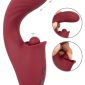 Javida 3 Function Vibrator - Vibrierend, Klopfend, Stoßend - Silikon - 17,8 cm - Rosa – A