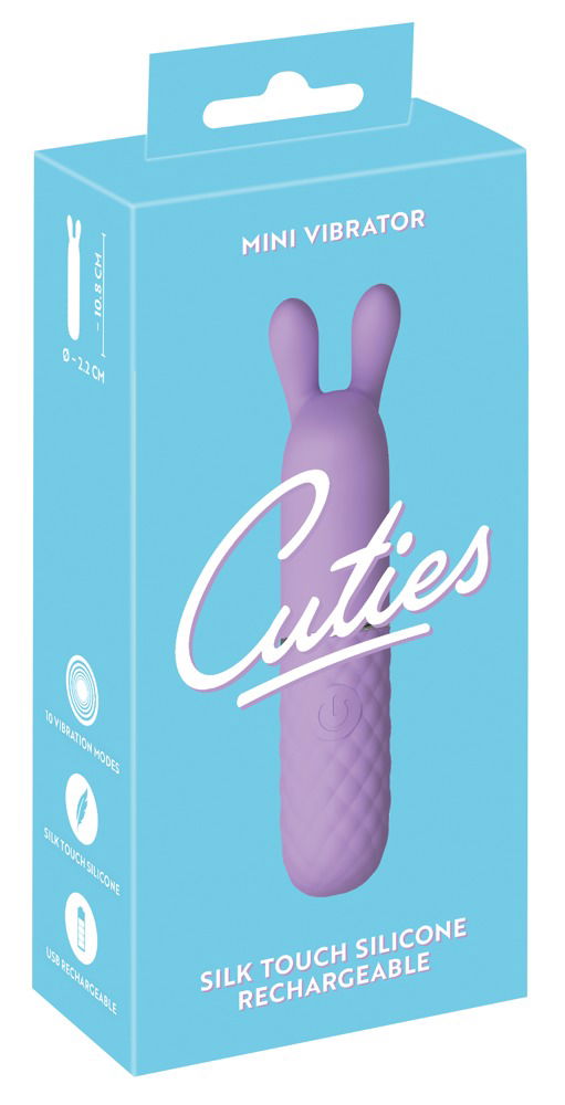 Cuties Mini Vibrator - Pastell Pink - Vibro-Öhrchen - 10 Modi - Wiederaufladbar