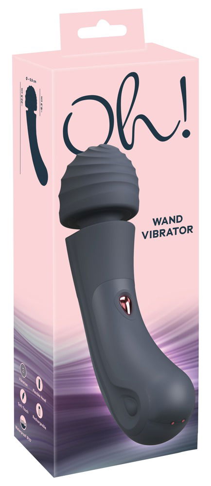 You2Toys Oh! Wand Vibrator - Handlicher Massagestab, wasserdicht, wiederaufladbar