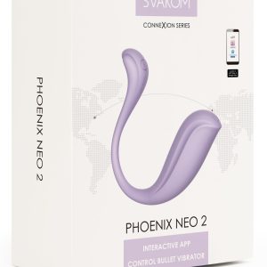 SVAKOM Phoenix Neo 2 - Vibro-Ei mit App-Steuerung, wasserdicht, ergonomisch - 11 Vibrationsmodi - USB-Wiederaufladbar - Silikon - Diskret & leise