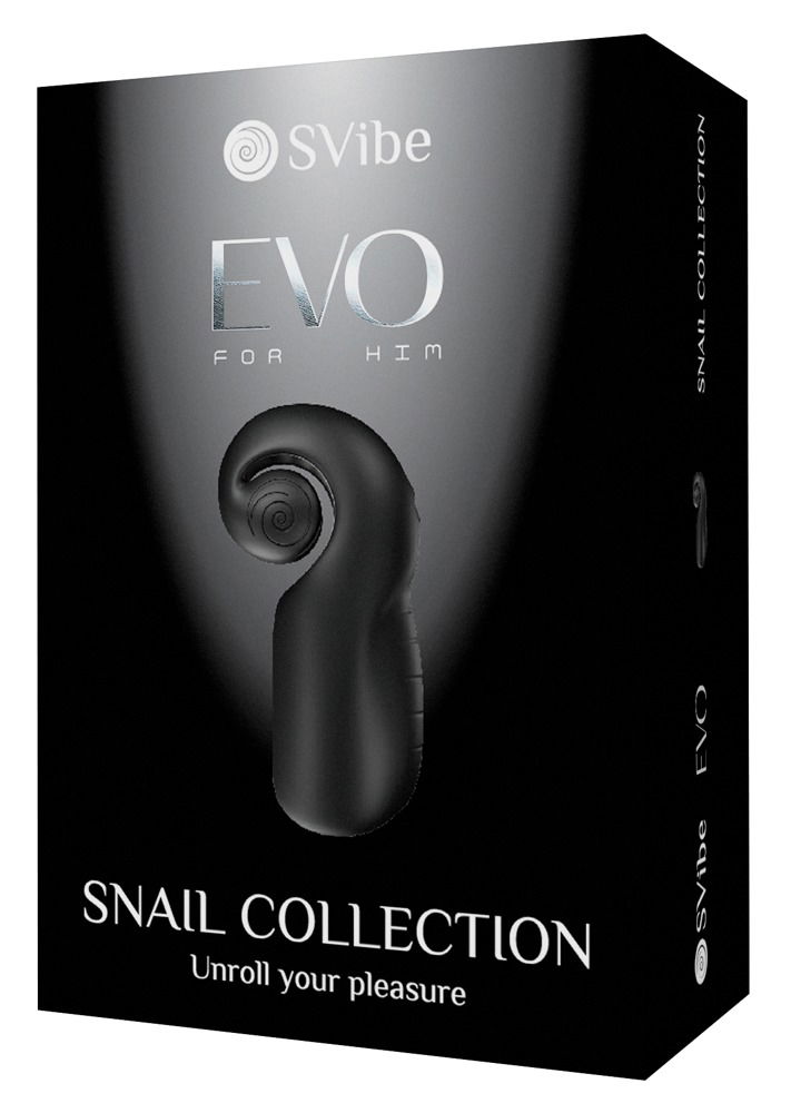 Snail Vibe Masturbator EVO - Slide’n’Roll-Technik - Wasserdicht & leise Vibrationsmodi - Wiederaufladbar & aus medizinischem Silikon