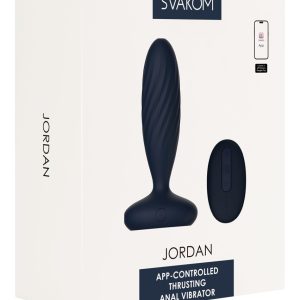 SVAKOM Jordan App-controlled Thrusting Anal Vibrator - Regenbogen