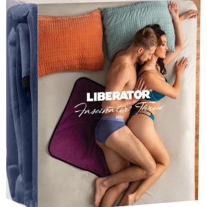 Liberator Fascinator Throw Mini - Reisedecke, 91 x 66 cm, Mikrofaser, schwarz