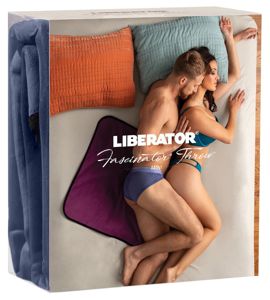 Liberator Fascinator Throw Mini - Reisedecke, 91 x 66 cm, Mikrofaser, schwarz