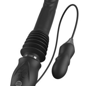 Fetish Fantasy Series Ultimate Silicone Thruster - Stoßvibrator mit Vibrationen, 7 cm Stoßkraft, USB-C wiederaufladbar, 3 Geschwindigkeiten, 10 Vibrationsmodi