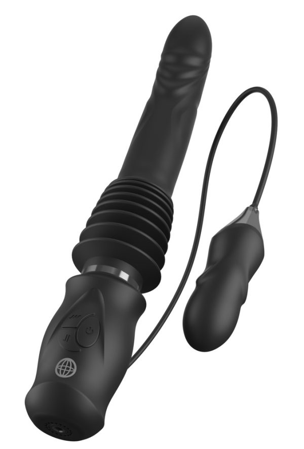 Fetish Fantasy Series Ultimate Silicone Thruster - Stoßvibrator mit Vibrationen, 7 cm Stoßkraft, USB-C wiederaufladbar, 3 Geschwindigkeiten, 10 Vibrationsmodi