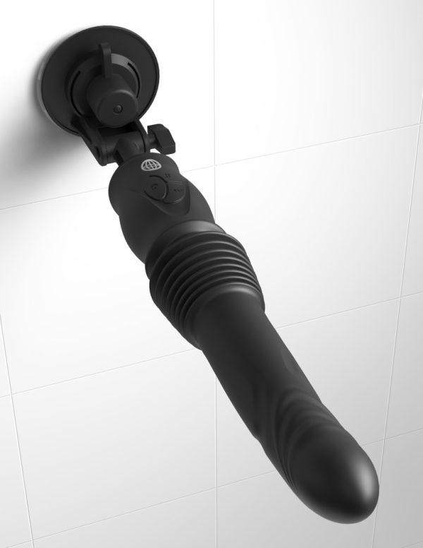 Fetish Fantasy Series Ultimate Silicone Thruster - Stoßvibrator mit Vibrationen, 7 cm Stoßkraft, USB-C wiederaufladbar, 3 Geschwindigkeiten, 10 Vibrationsmodi