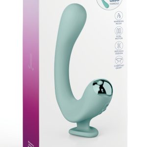 JimmyJane Reflexx Rabbit 2 - Doppelvibrator mit Wärmefunktion - Silikon - Pink