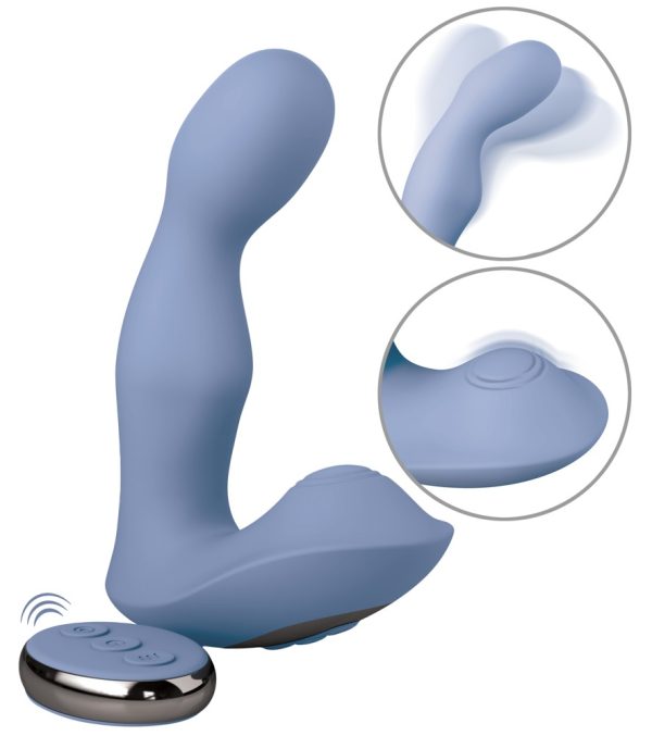 JimmyJane Pulsus P-Spot Prostata-Massage & Damm-Vibrator, wasserdicht, schwarz