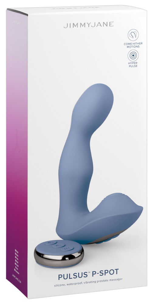 JimmyJane Pulsus P-Spot Prostata-Massage & Damm-Vibrator, wasserdicht, schwarz