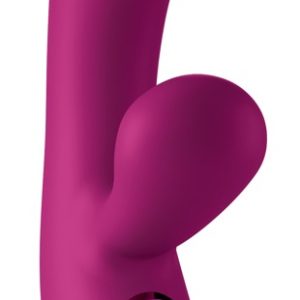 JimmyJane Solis Rabbit Vibrator - Dual-Stimulation - 3 Motoren - 10 Modi - Wärmefunktion - Wasserdicht - Silikon, ABS - Wiederaufladbar