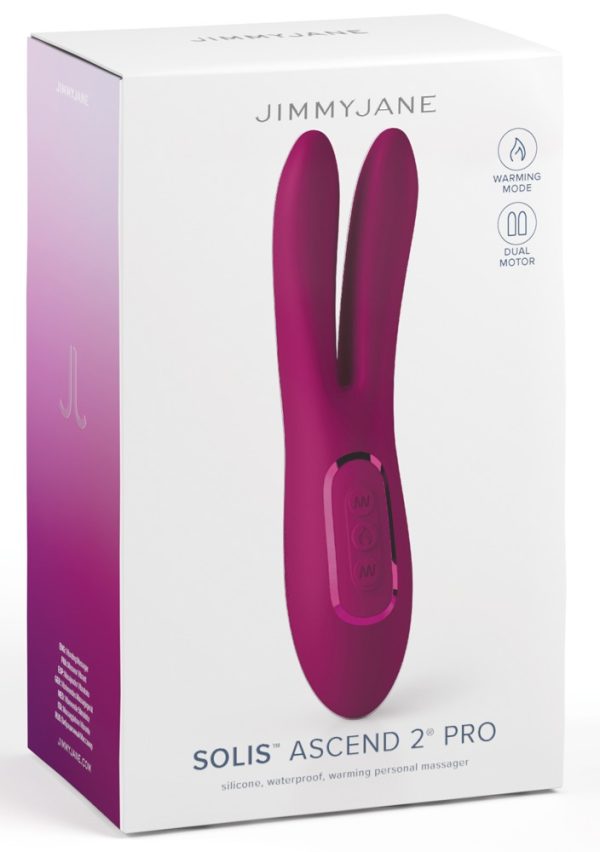 JimmyJane Solis Ascend 2 PRO – Silikon Vibrator mit Wärme und 2 Motoren