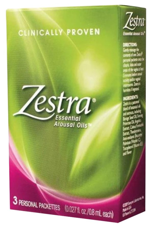 Zestra Essential Arousal Oil - Stimulations-Öl für Frauen, 3 x Einzeldosis