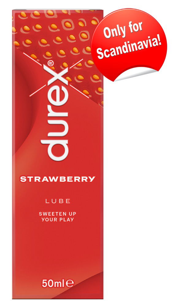 Durex Strawberry - 50 ml, zuckerfreies Gleitgel