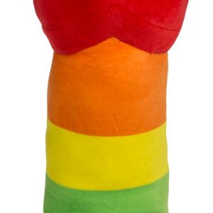 Regenbogen Kuschelpenis 30 cm - Plüsch Geschenk-Idee