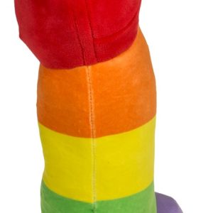 Regenbogen Kuschelpenis 30 cm - Plüsch Geschenk-Idee