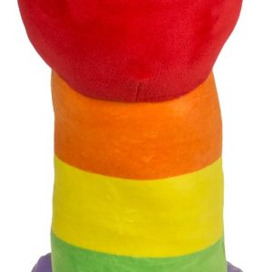 Regenbogen Kuschelpenis 30 cm - Plüsch Geschenk-Idee