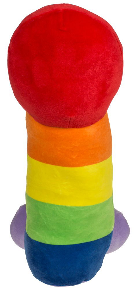 Regenbogen Kuschelpenis 30 cm - Plüsch Geschenk-Idee