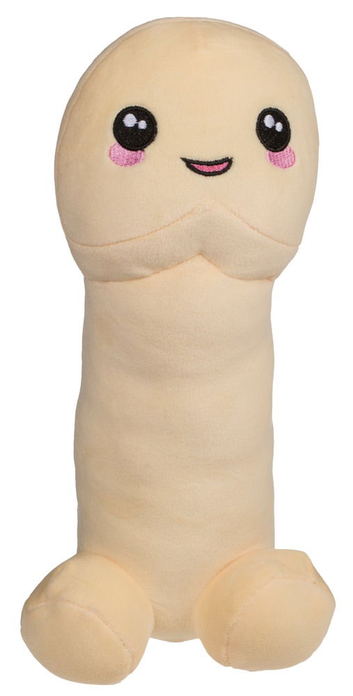 Knuddel-Penis Lustig & Flauschig - Nude Farbe - 30 cm