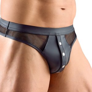 Svenjoyment Riostring Schwarz mit Netzdetails