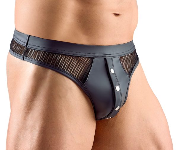 Svenjoyment Riostring Schwarz mit Netzdetails