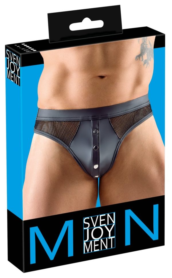 Svenjoyment Riostring Schwarz mit Netzdetails