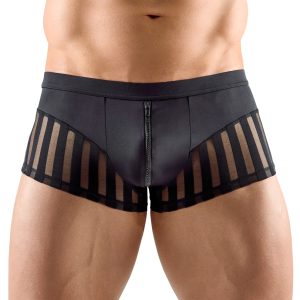 Svenjoyment Herren Reißverschluss-Pants in Schwarz