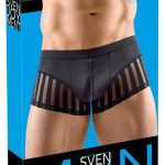 Svenjoyment Herren Pants mit erotischem Reißverschluss, Größe L, Schwarz