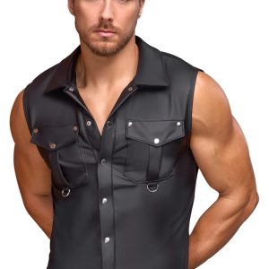 NEK Mattlook Shirt in Schwarz