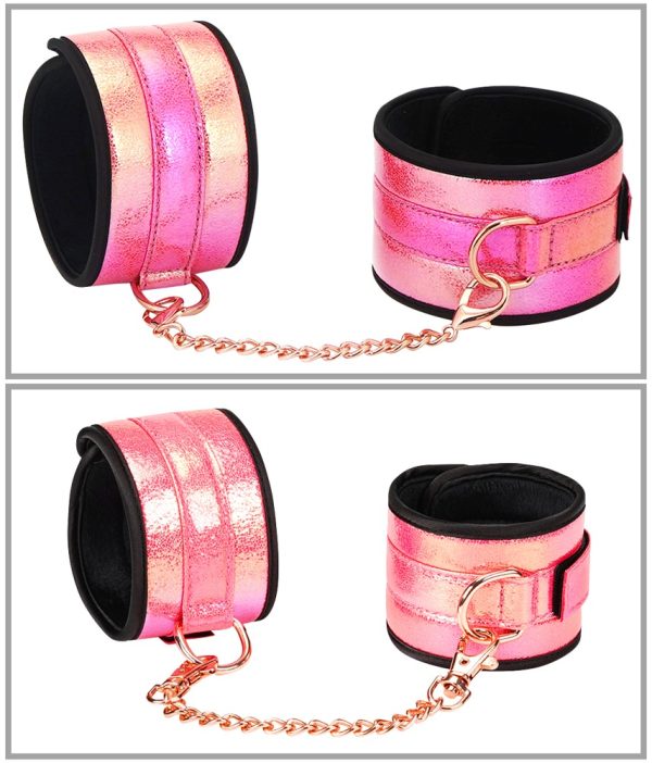 Liebe Seele Vivid Sakura Bondage-Set in Glossy Pink, 8-teilig