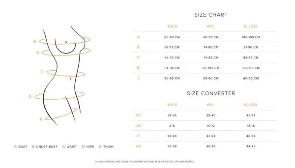 Obsessive Catsuit ouvert F240 - Schwarzes Strapshemd mit Strümpfen, Netz- und Tüll-Optik, offener Schritt - Größe S-L – Hollow Rückseite B