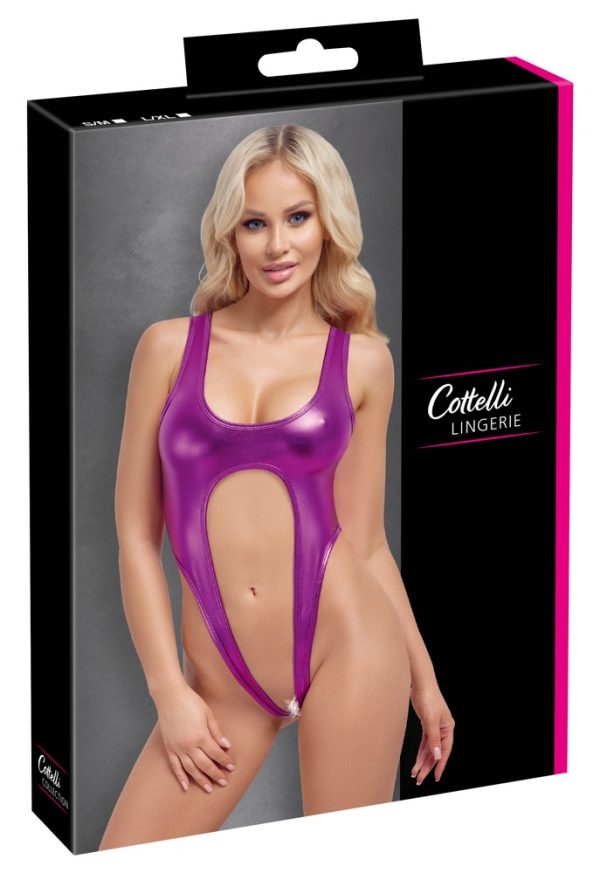 Cottelli LINGERIE Metallic-Pink Body - Größe S