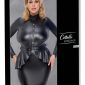 Cottelli BONDAGE Langarm-Minikleid mit Armfesseln, Schwarz – Verpackung