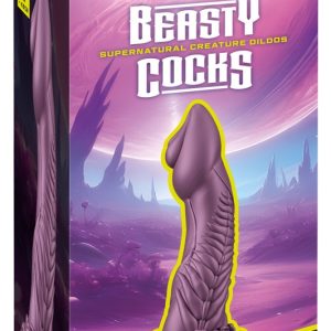 Alien Phallus Dildo - Beasty Cocks by You2Toys - Metallic - 21,2 cm - Liquid Silicone