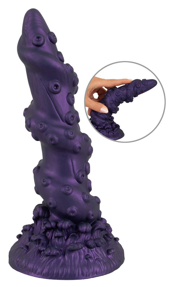 Beasty Cocks Octopus Prime Dildo - Metallic-Optik, Liquid Silicone, 20,2 cm