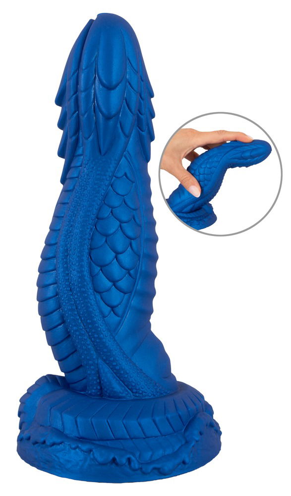 Beasty Cocks by You2Toys Dildo Symbiont Tease - Metallic 19,8 cm 5,4 cm Blau