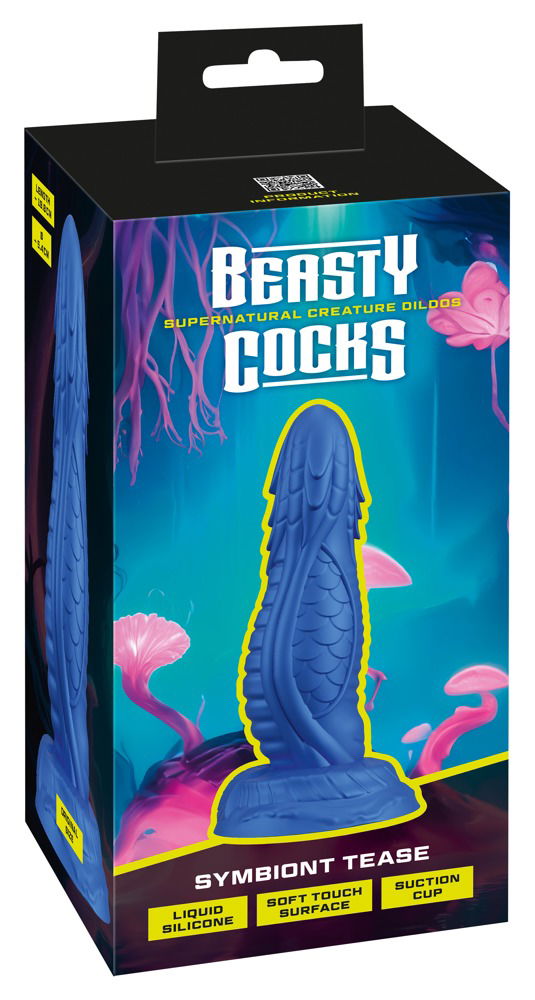 Beasty Cocks by You2Toys Dildo Symbiont Tease - Metallic 19,8 cm 5,4 cm Blau