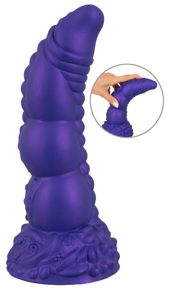 Beasty Cocks - Demon of Desire Dildo, Metallic-Optik, 22,5 cm