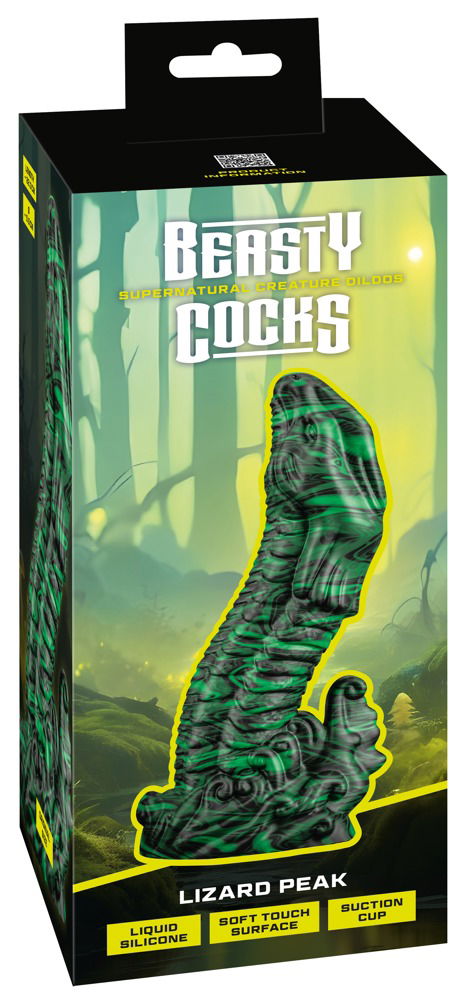 Beasty Cocks by You2Toys Dildo Lizard Peak, größe: 22cm, farbe: marmoriert