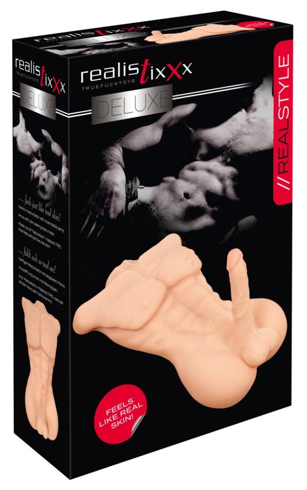 Realistixxx Deluxe Man Torso Masturbator in Sixpack-Optik