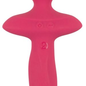 Couples Choice Doppelvibrator & Plug, 2in1, Silikon, wiederaufladbar, wasserdicht, 26cm, 10 Vibrationsmodi