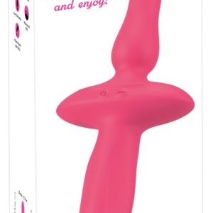 Couples Choice Doppelvibrator & Plug, 2in1, Silikon, wiederaufladbar, wasserdicht, 26cm, 10 Vibrationsmodi