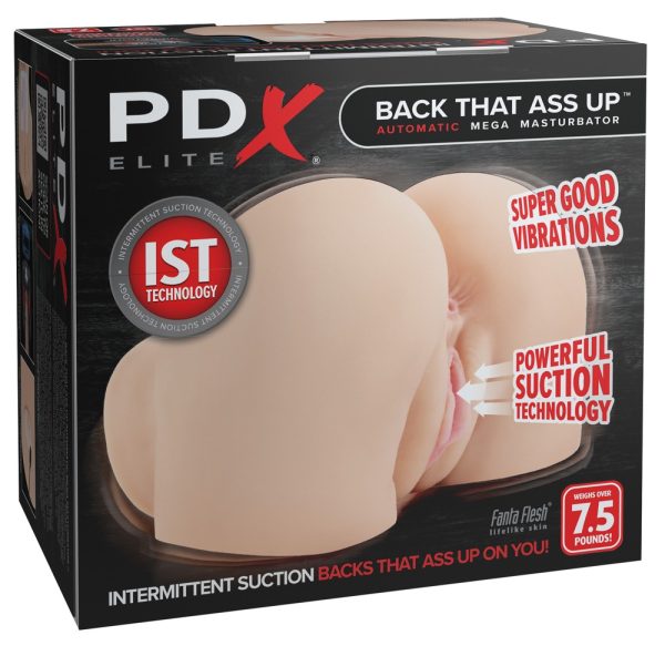 PDX Elite Automatic Mega Masturbator Back That Ass Up - Masturbator mit Saugfunktion und Vibration