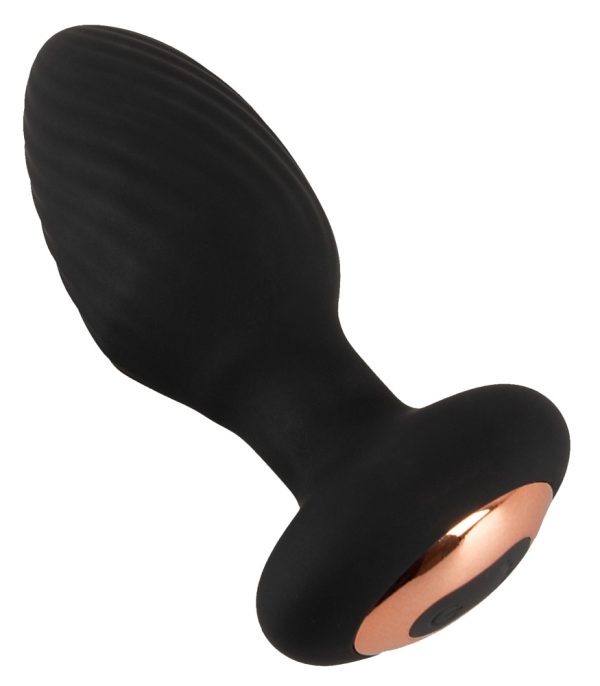 ANOS Vibro-Analplug RC Rotating Butt Plug - Rot, Größe M