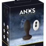 ANOS Vibro-Analplug RC Rotating Butt Plug - Rot, Größe M