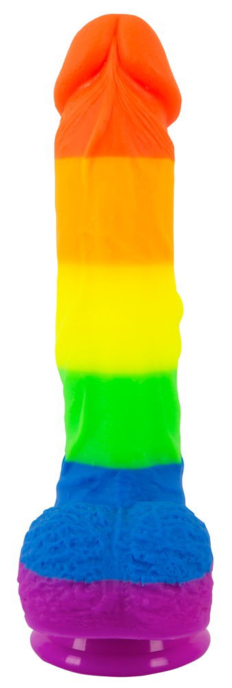 You2Toys Silicone PRIDE! Regenbogen Dildo - 21 cm